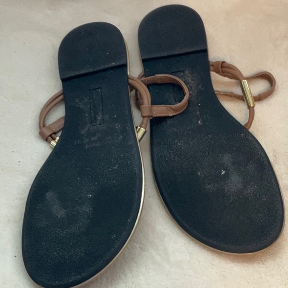 Montego Bay Club Tan Sandals with Slingback Strap - Picture 6 of 8